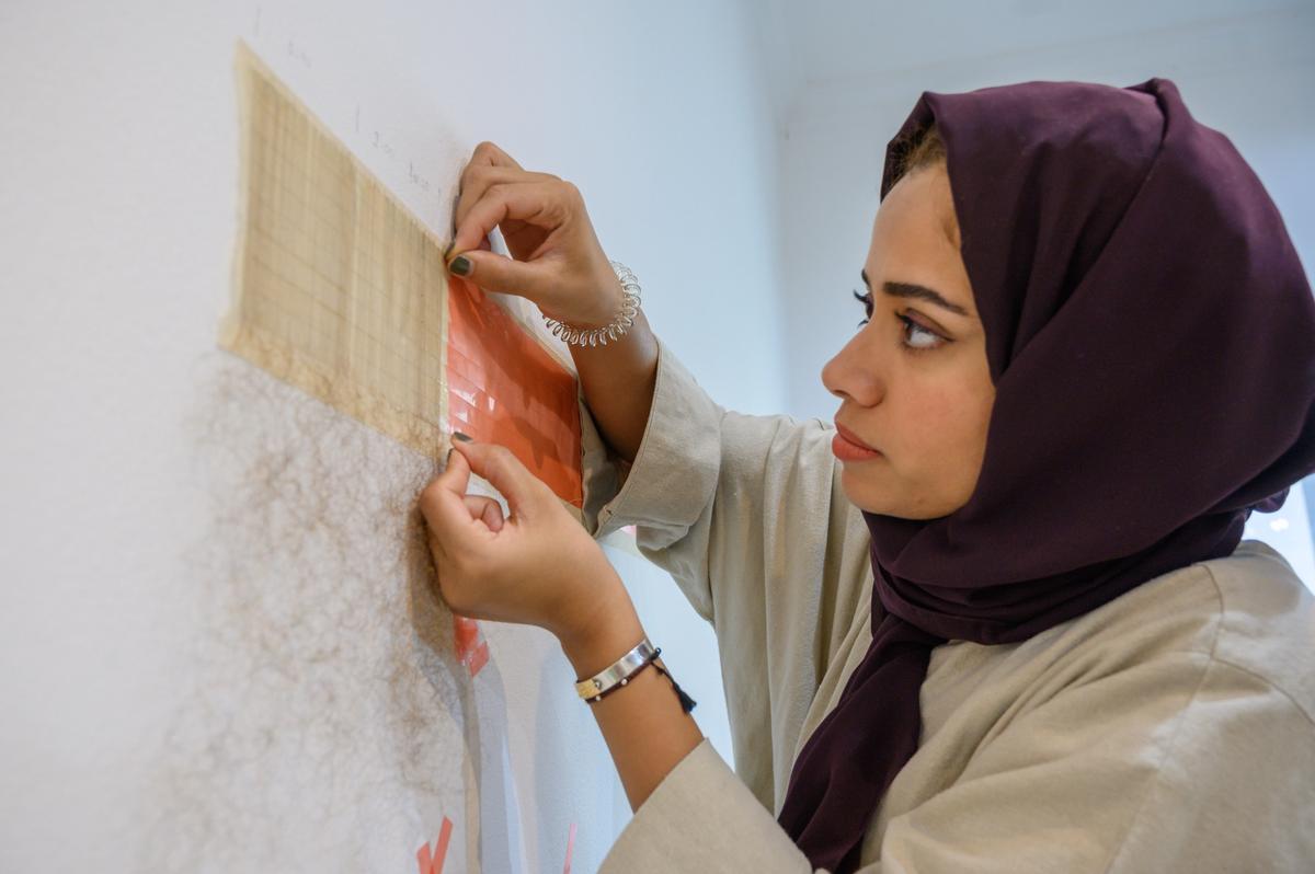 Afra Al Dhaheri is one of the artists included in the Abu Dhabi Art exhibition Courtesy of the Department of Culture and Tourism – Abu Dhabi