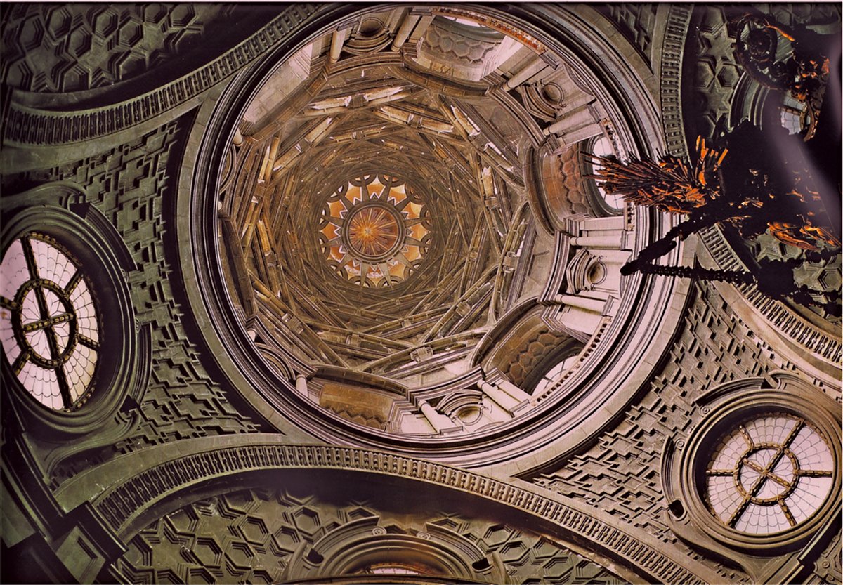 Guarino Guarini’s dome is extraordinarily complex, standing without support
