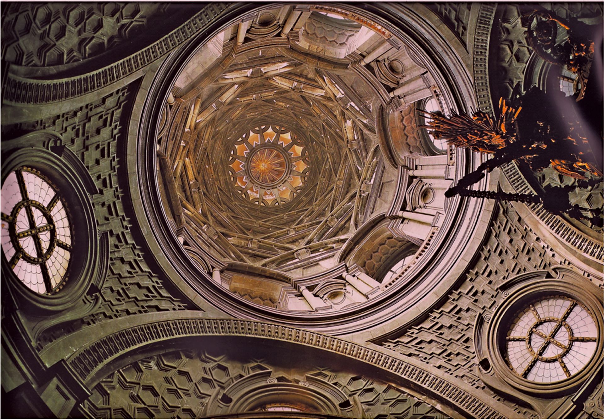 Guarino Guarini’s dome is extraordinarily complex, standing without support 