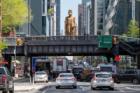 Towering homage to Bamiyan Buddhas rises over Manhattan’s High Line