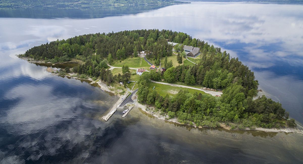 Anders Behring Breivik killed 77 people in two attacks in Oslo and on the island of Utøya (pictured) in July