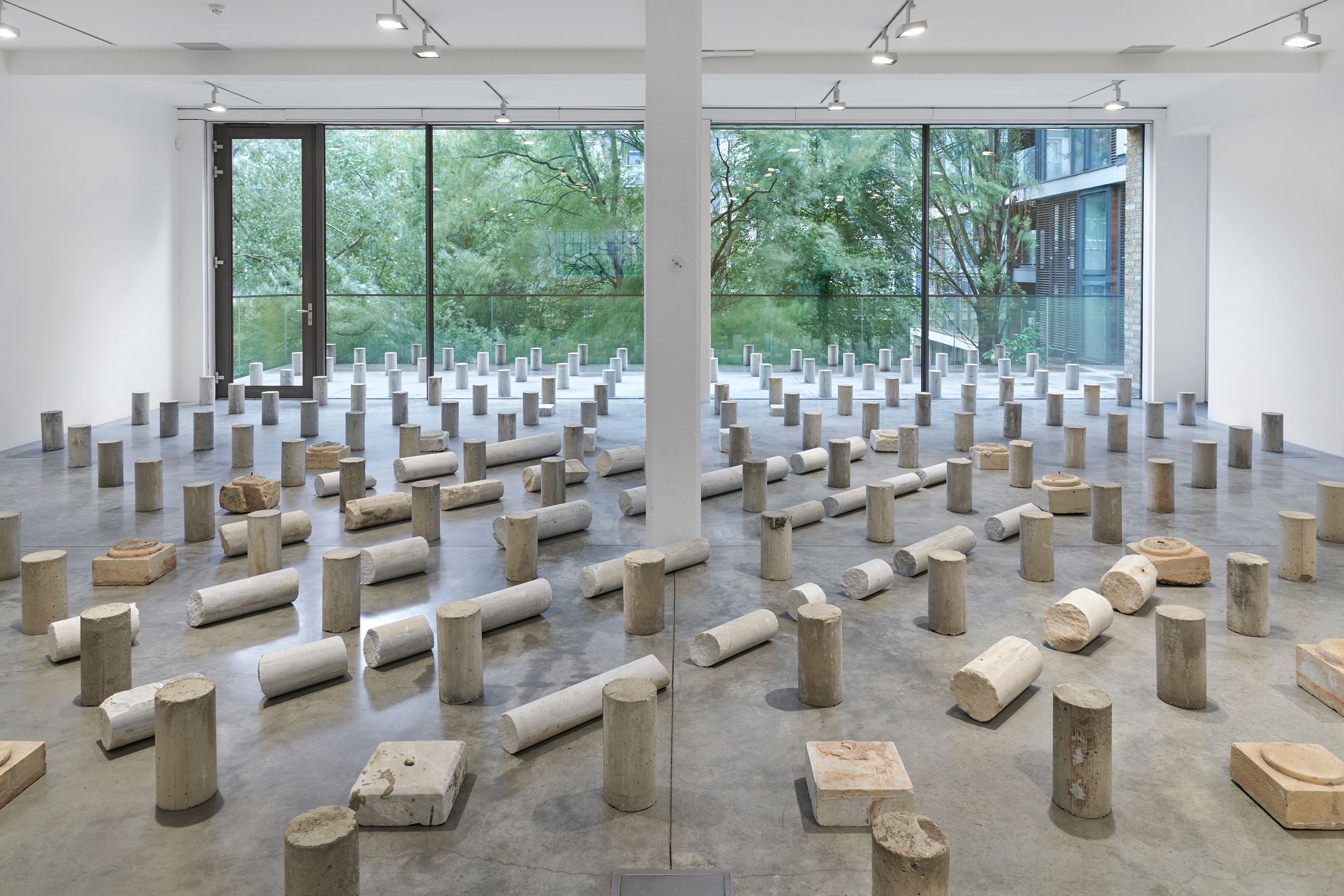 An installation view of Parasol Unit's current show Rayyane Tabet: Encounters Photo: Benjamin Westoby