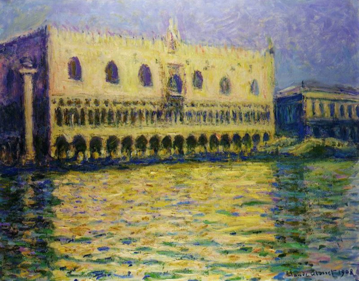 Le Palais Ducal (1908) by Claude Monet