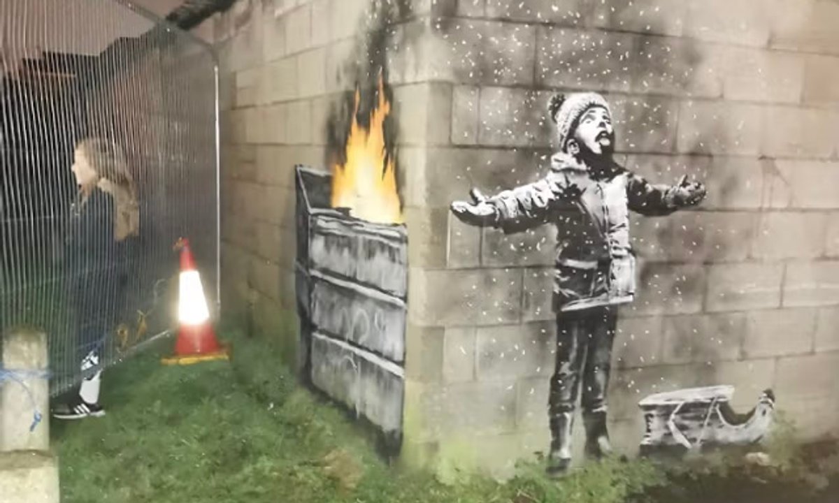 Banksy treads the boards: new play explores fallout following Port Talbot garage mural