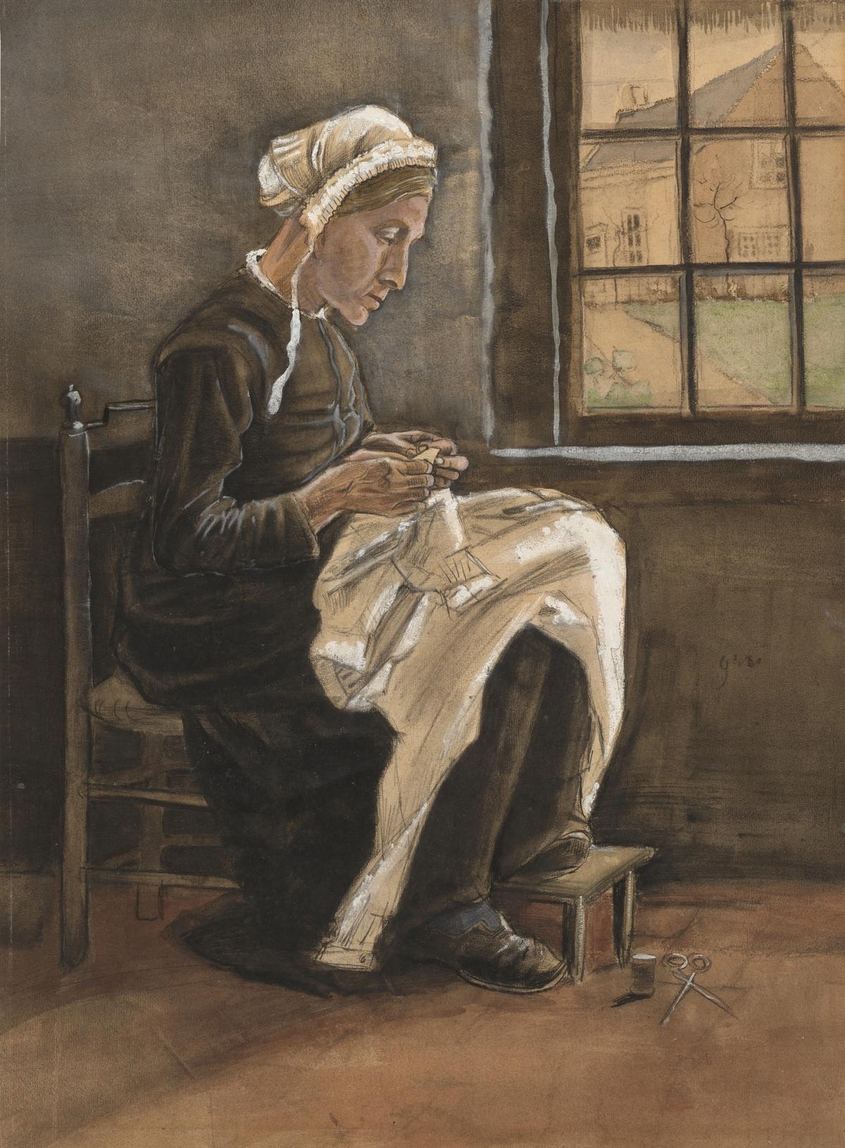 Van Gogh’s Woman Sewing (October-November 1881) 

Christie’s Images Ltd 2024, London
