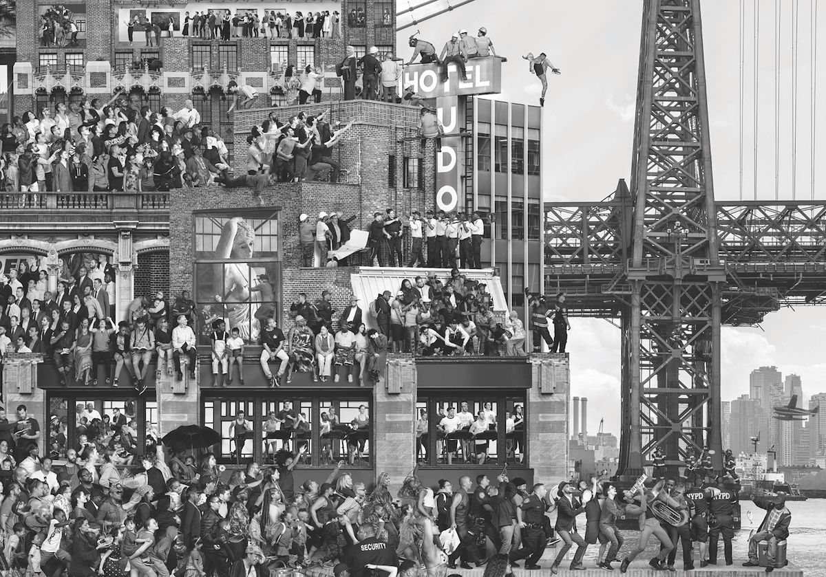 JR spent months producing The Chronicles of New York City (2018–19), a vast new mural capturing more than 1,000 people across the five boroughs JR-ART.NET