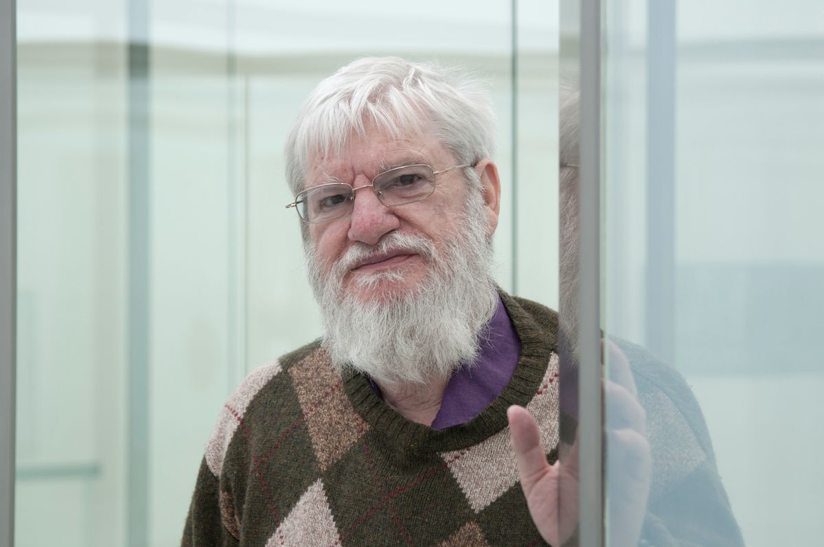 Dan Graham Photo by Ken Adlard, 2012. © Dan Graham, Courtesy Lisson Gallery