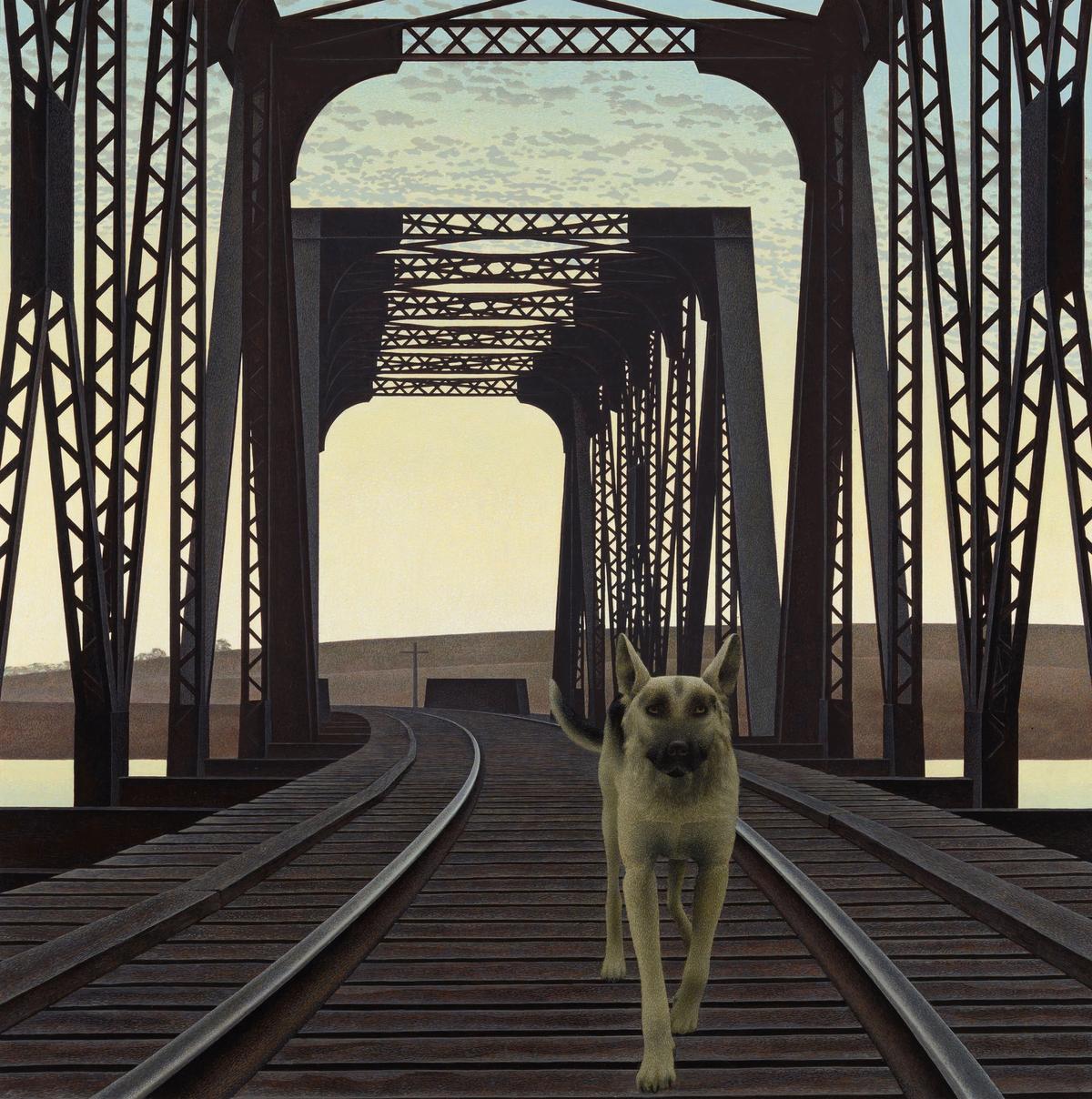 Alexander Colville's Dog and Bridge (1976), made $2m ($2.4m with fees) 