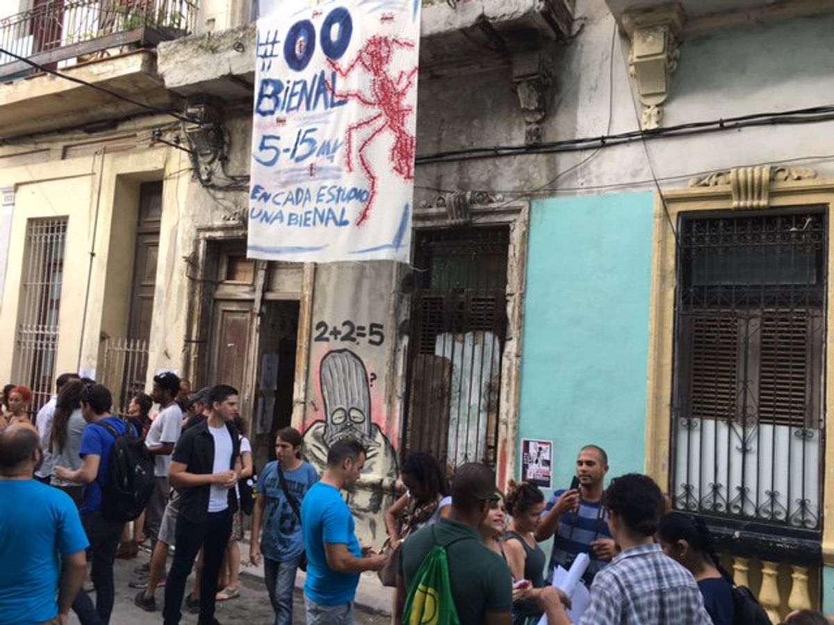 The grassroots 2018 #00Bienal in Havana was held as a “biennial for everyone” after the official exhibition was cancelled by the government