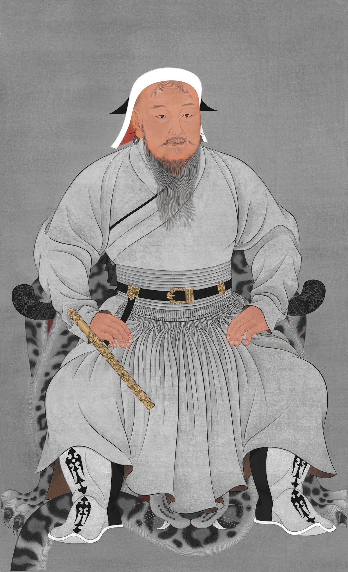 Portrait de Gengis Khan 

© Chinggis Khaan National Museum, Ulaanbaatar BD