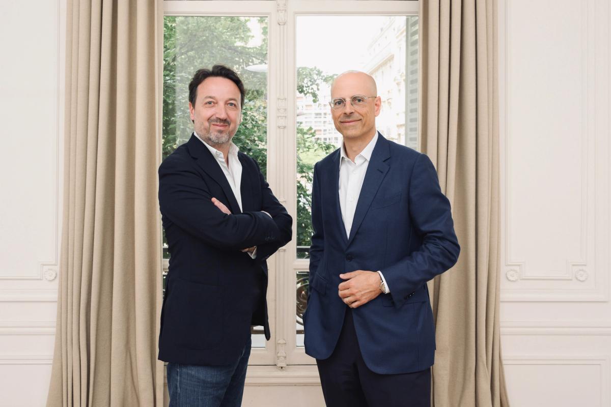 Emmanuel Perrotin (left) and Nadra Moussalem 
© Jean Picon