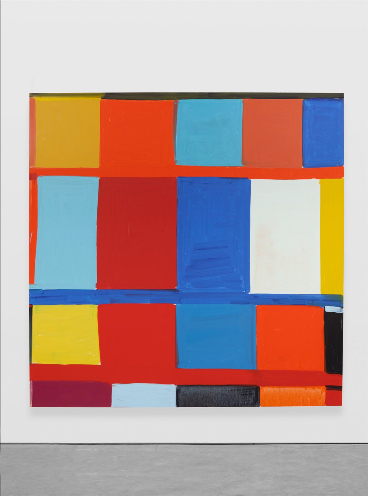 Four Corners (2019) © Stanley Whitney, courtesy Lisson Gallery