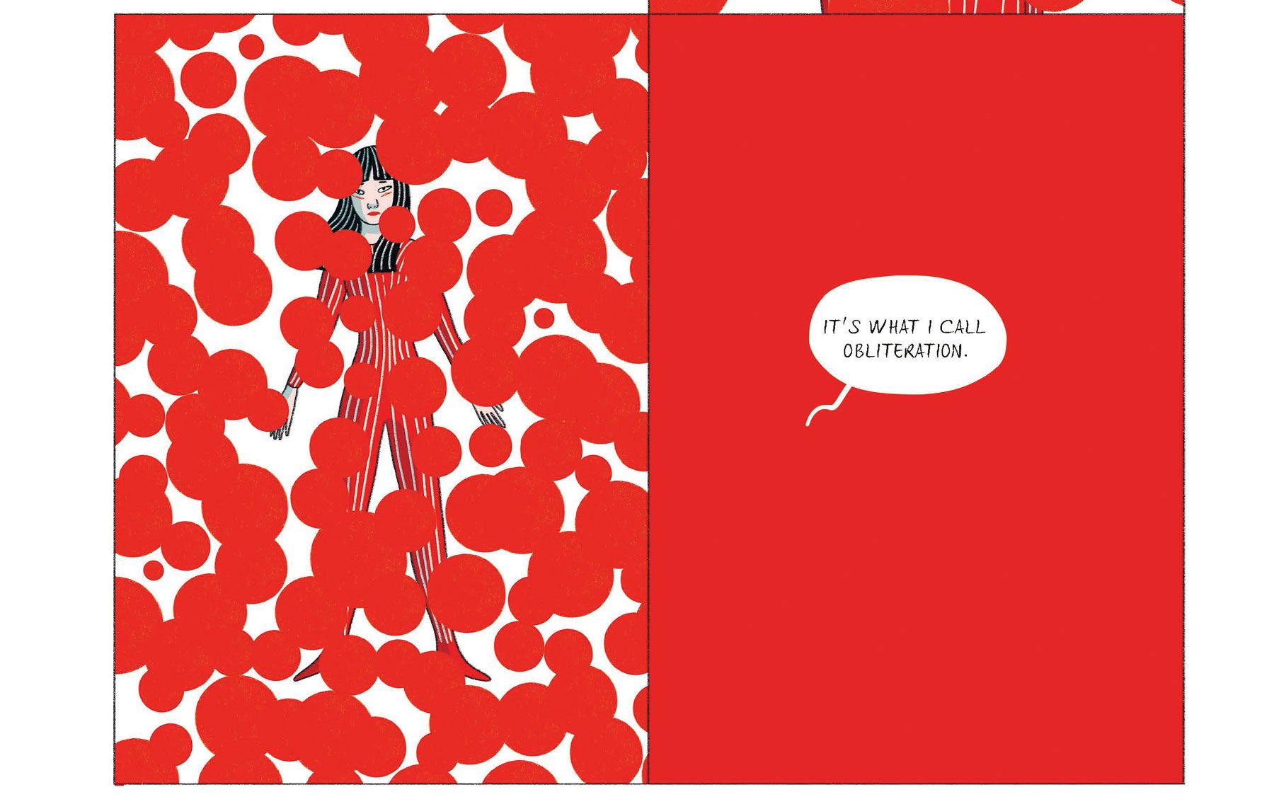 Detail from Kusama: The Graphic Novel Detail from Kusama: The Graphic Novel