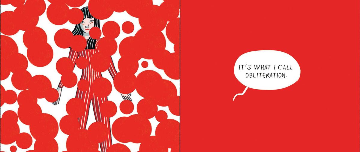 Detail from Kusama: The Graphic Novel Detail from Kusama: The Graphic Novel