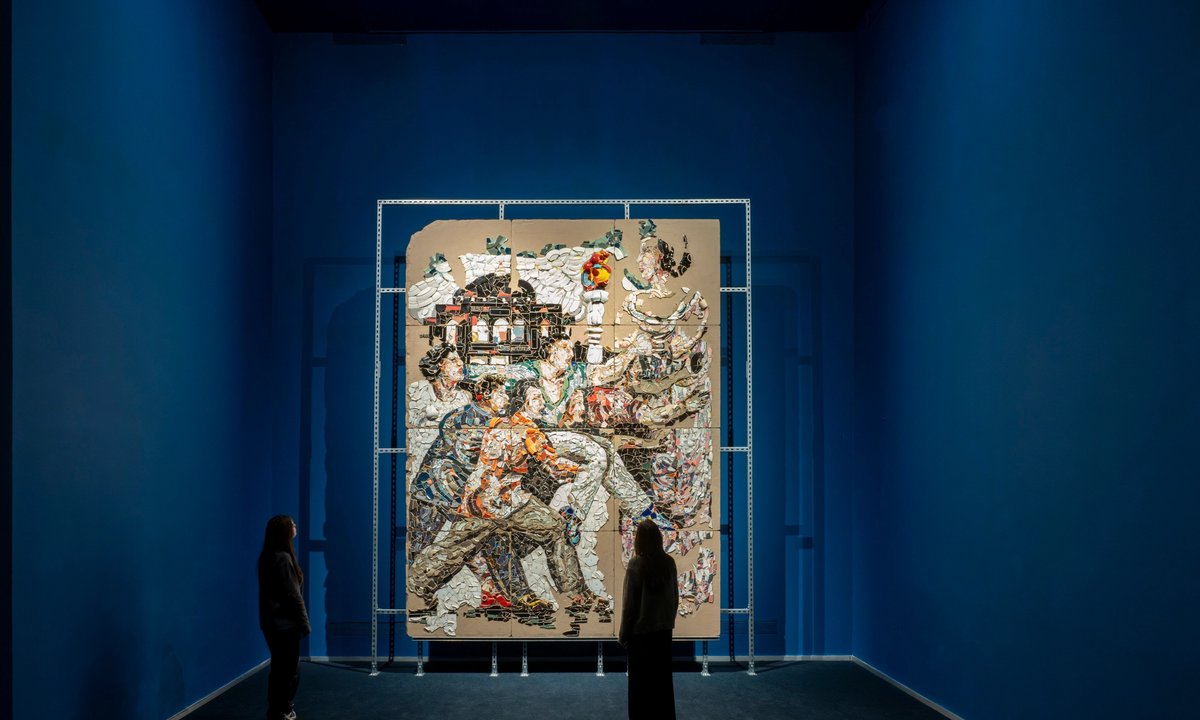 art prize exhibition delayed by Russian invasion opens in Kyiv art prize exhibition delayed by Russian invasion opens in Kyiv