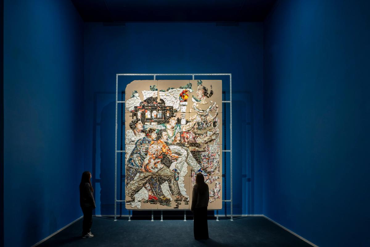 Magic Lamp, 2024, by shortlisted artist Yasmine El Meleegy 
Photo by Ela Bialkowska, OKNO Studio for PinchukArtCentre/Future Generation Art Prize 2024