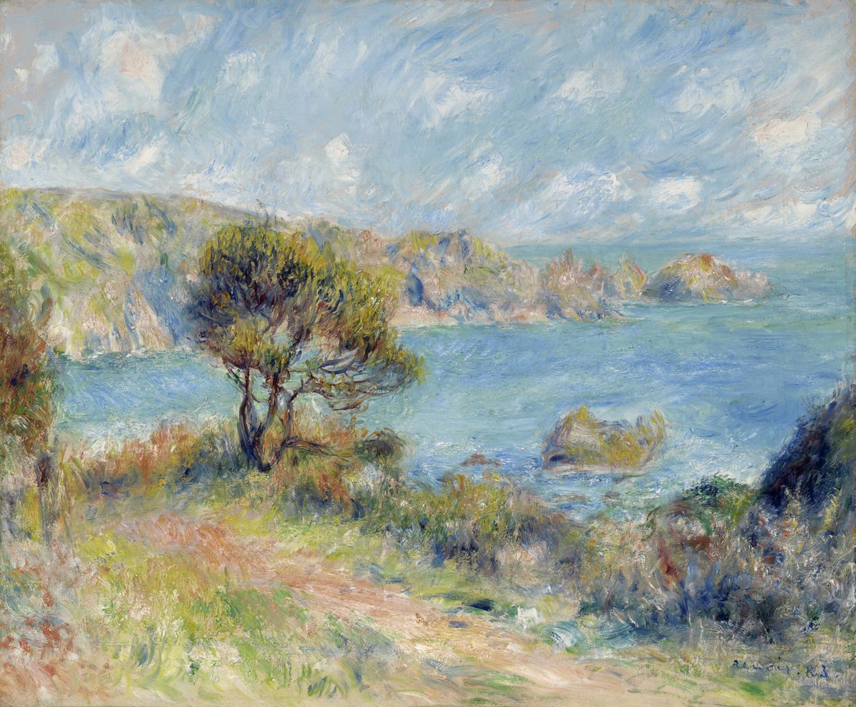 Pierre-Auguste Renoir's View at Guernsey (1883)

Clark Art Institute, Massachusetts  