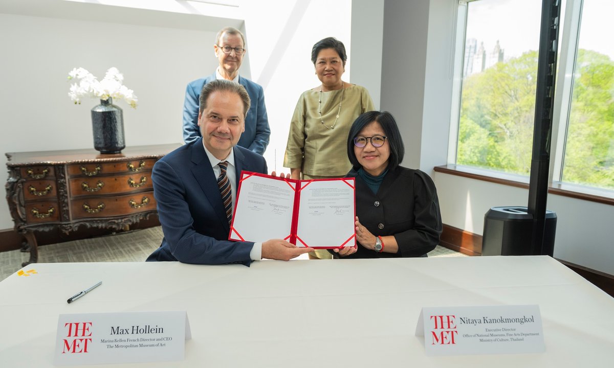 Met Museum signs cultural-property agreement with Thailand and returns two statues
