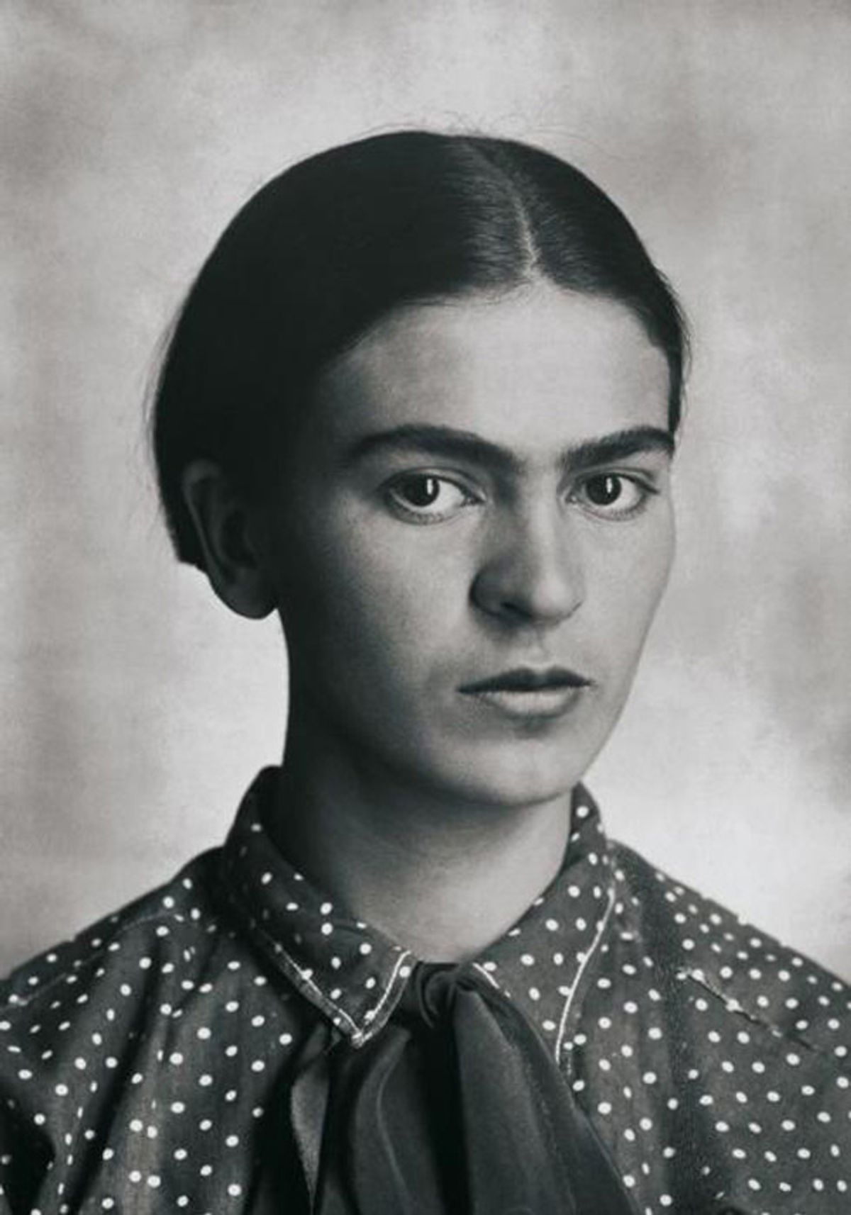 Frida Kahlo photographed by Guillermo Kahlo in 1926 
