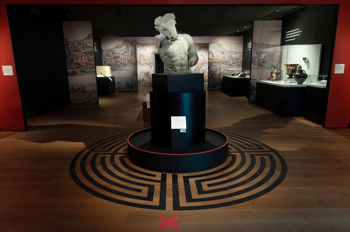 More than 100 artefacts were lent by Greek museums for the recent Labyrinth: Knossos, Myth & Reality exhibition at the Ashmolean Museum in Oxford. But Greece does not allow loans to the British Museum because of the unresolved dispute over the Parthenon Marbles © Ashmolean Museum