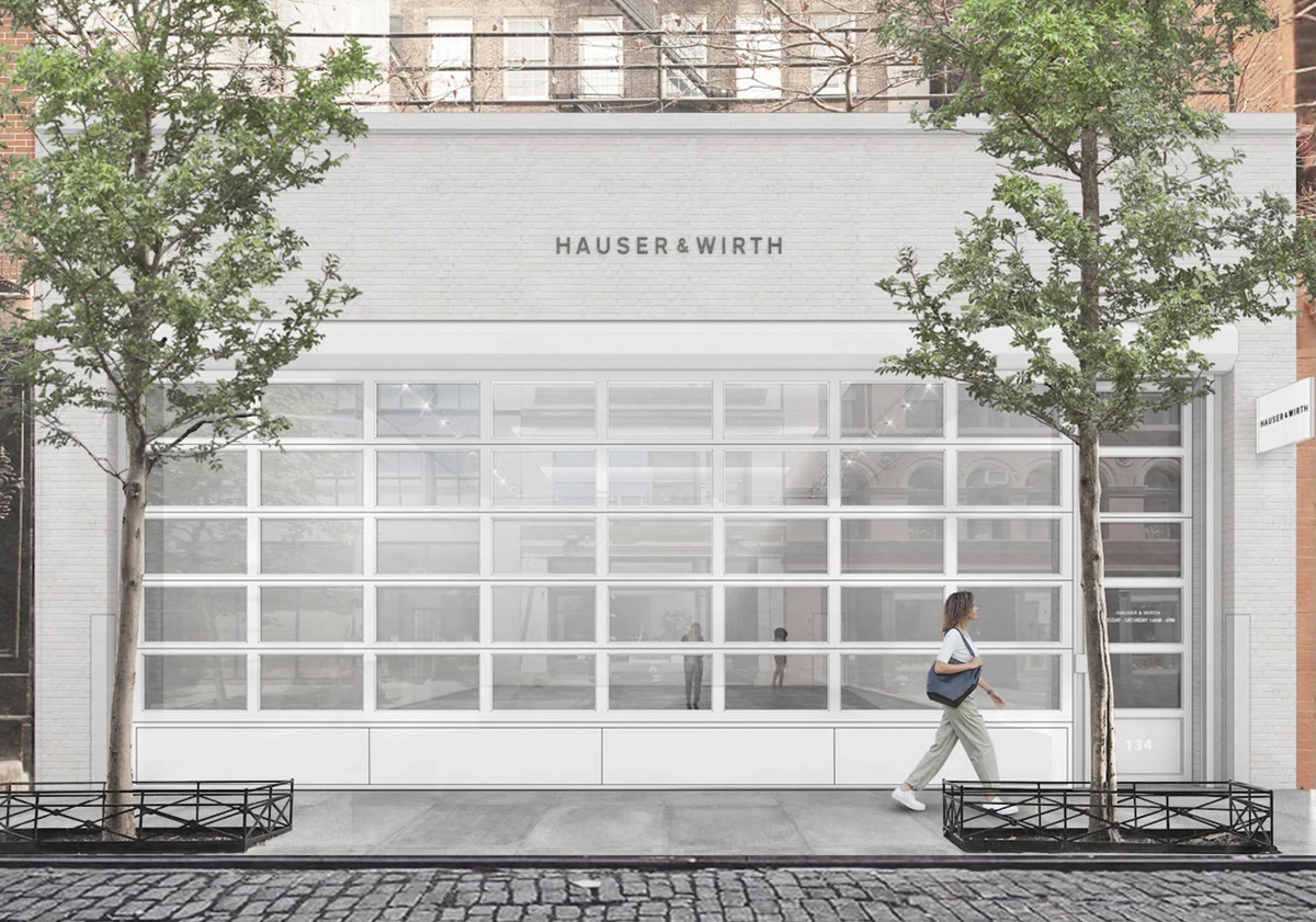 Rendering of Hauser & Wirth's forthcoming New York gallery on Wooster Street

Courtesy of Hauser & Wirth