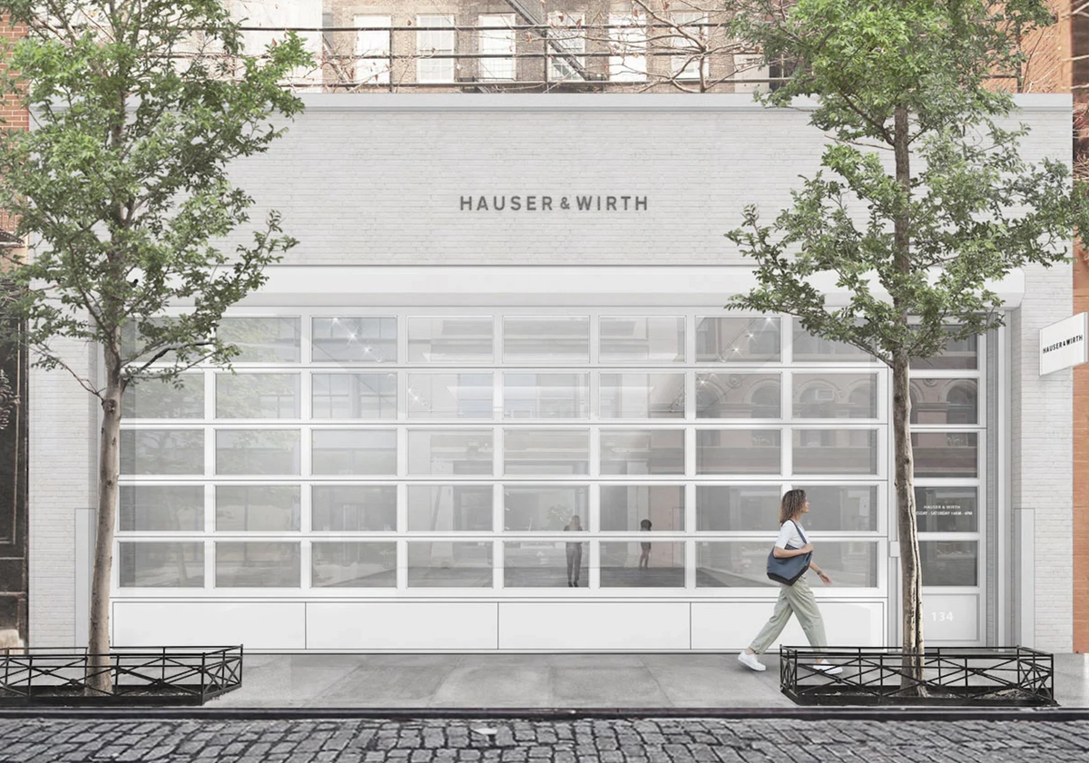 Rendering of Hauser & Wirth's forthcoming New York gallery on Wooster Street
Courtesy of Hauser & Wirth