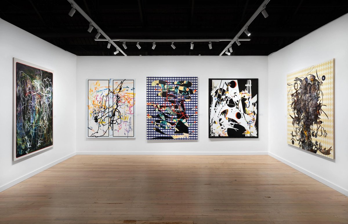 Josh Pazda Hiram Butler's stand at The Art Show 2024 Courtesy Josh Pazda Hiram Butler