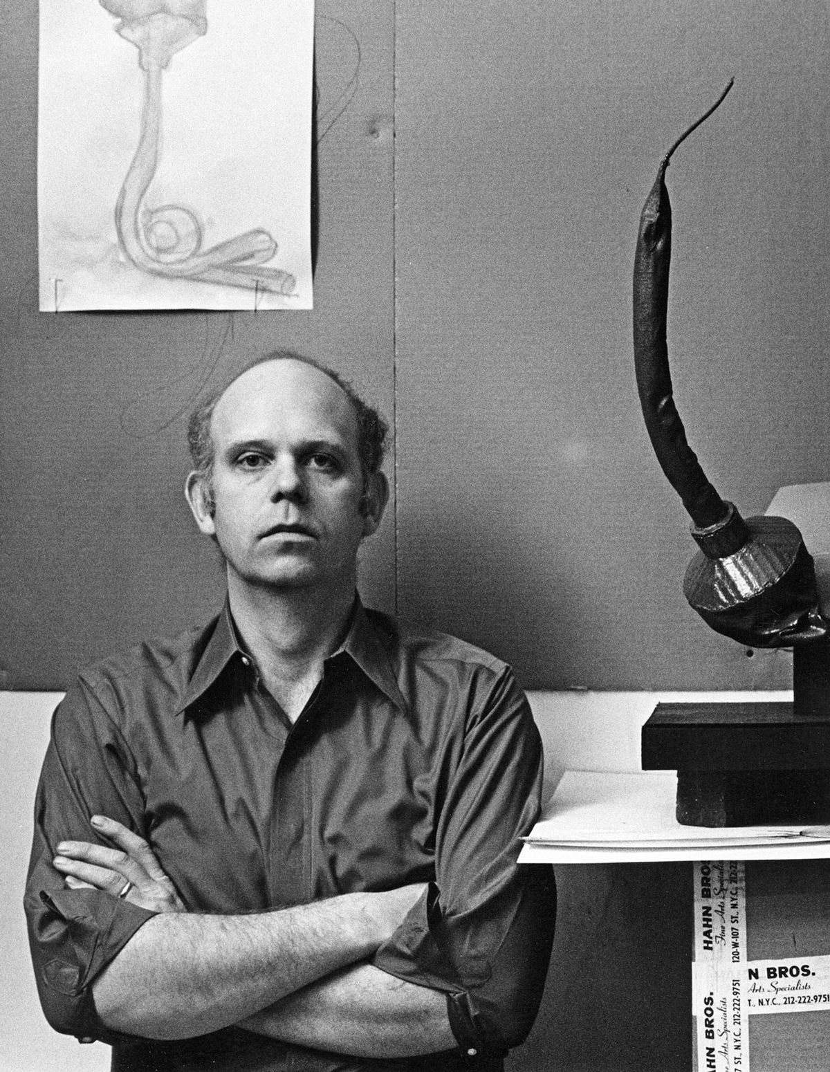 Oldenburg, pictured in 1970, was a significant figure in 20th-century art whose work celebrated “form” Photo: Jack Mitchell/Getty Images