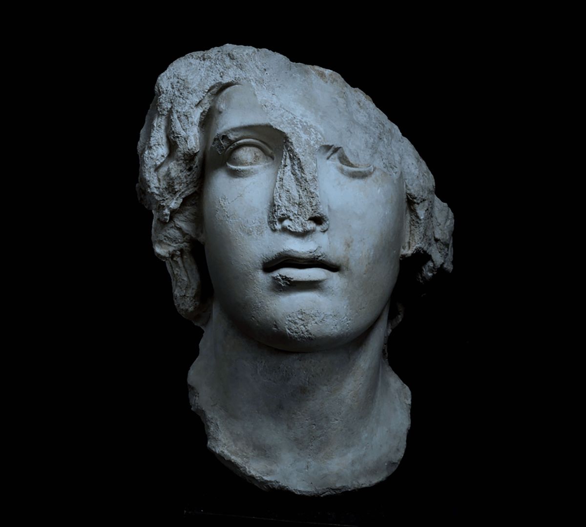 The ancient marble bust, thought by some to represent Alexander the Great, which has been repatriated to Italy Courtesy of Safani Gallery