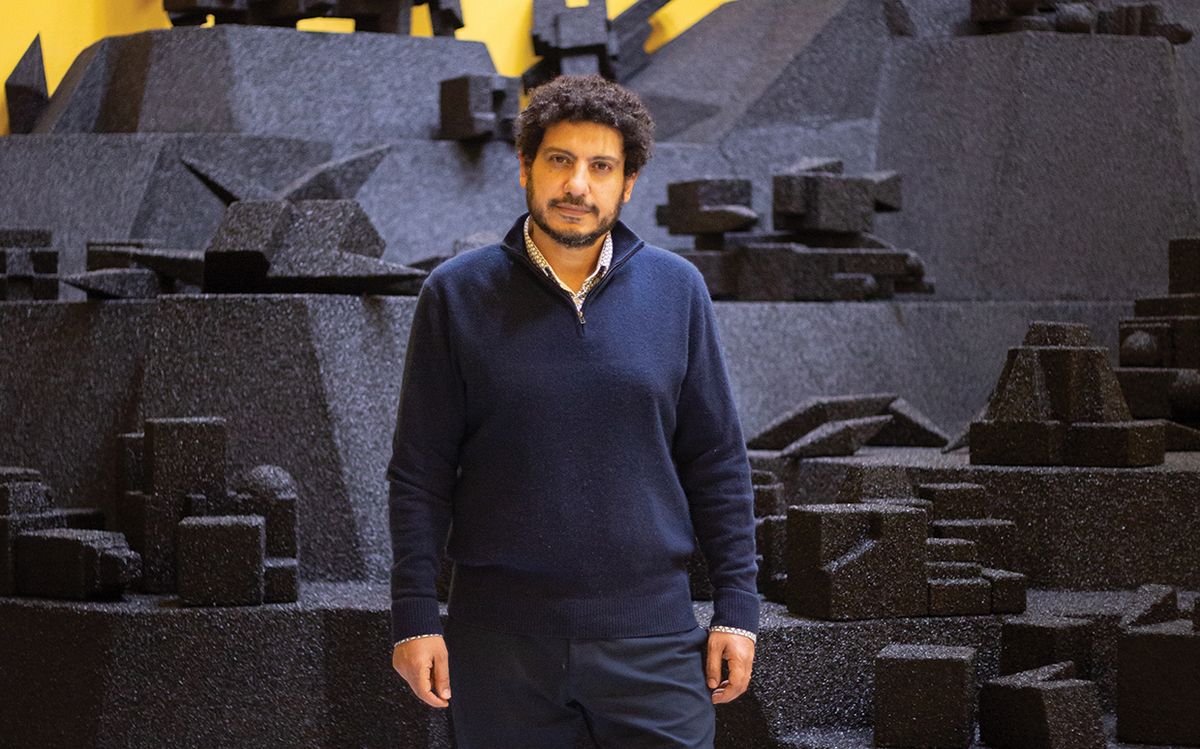 Wael Shawky says that the large-scale undertaking for his Biennale video would have been “impossible in a place other than Egypt, or even Alexandria” Photo: Lien Wevers
