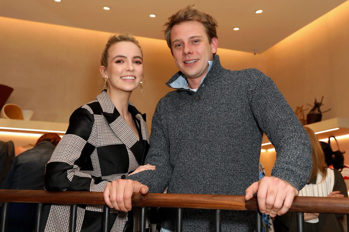 Killing Eve's Jodie Corner and Jonathan Anderson at the launch of Casa Loewe © Louisa Buck