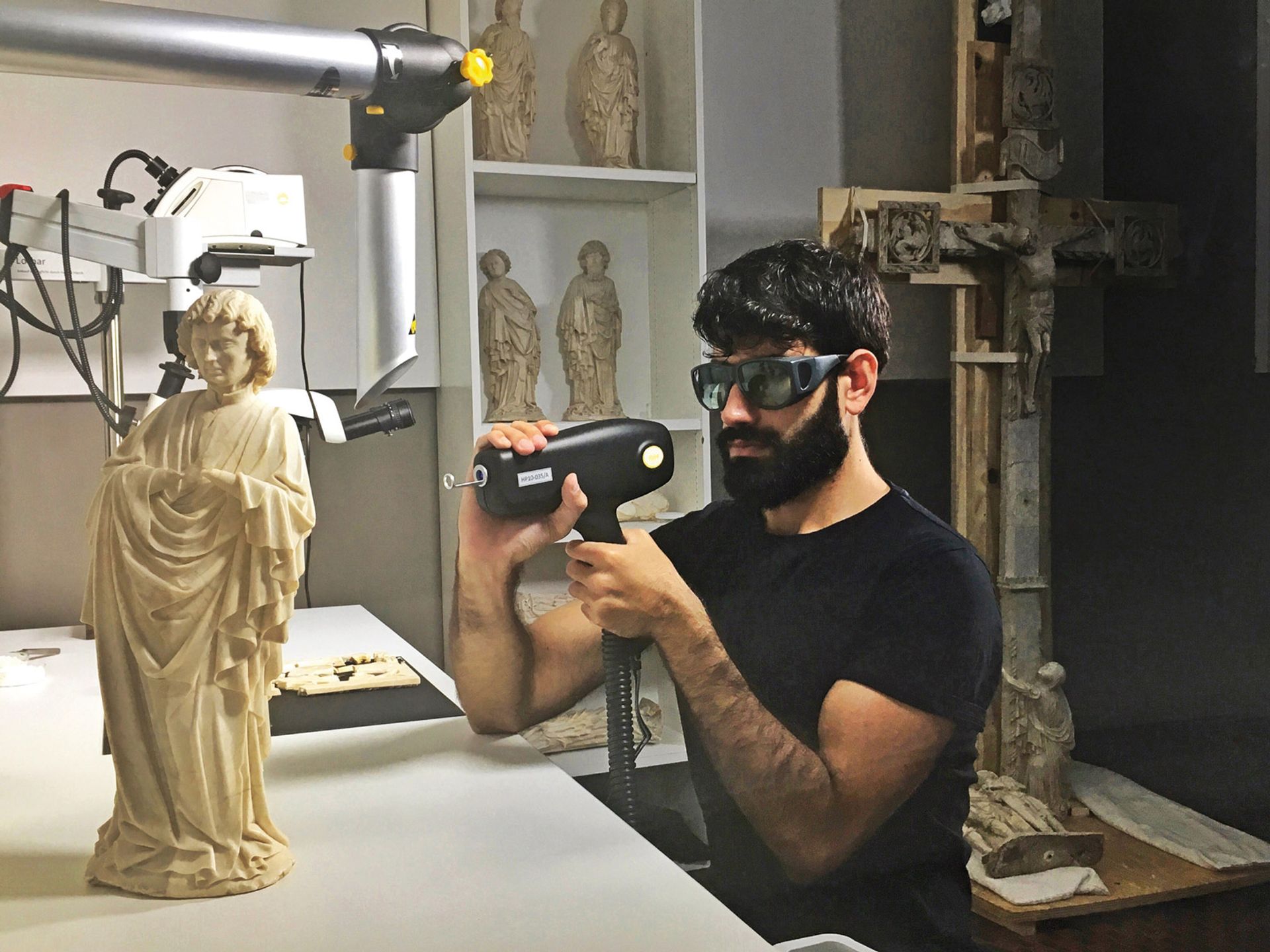 New laser technology can establish the origin and formation of the alabaster 
