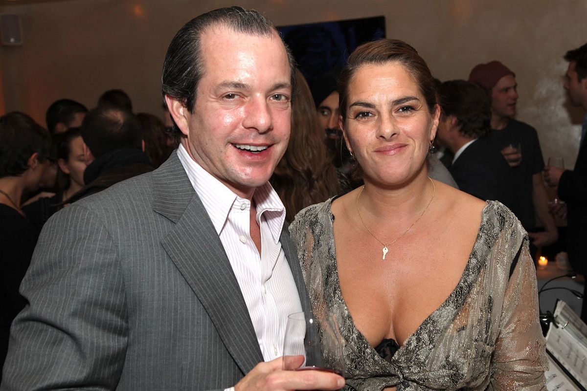 "These are all artists who are almost exactly my age. I travel to London often and I visit many of them in their studios": Frank Gallipoli with Tracey Emin, 2009 Photo by Will Ragozzino/Patrick McMullan via Getty Images