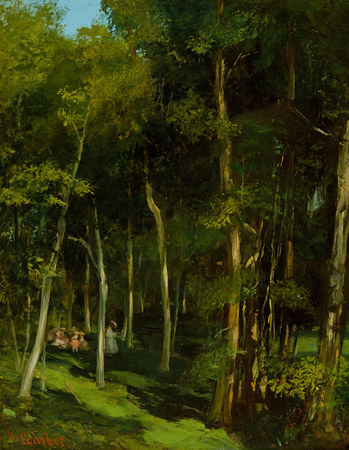 Gustave Courbet's La Ronde Enfantine (around 1863)
© The Fitzwilliam Museum, Cambridge