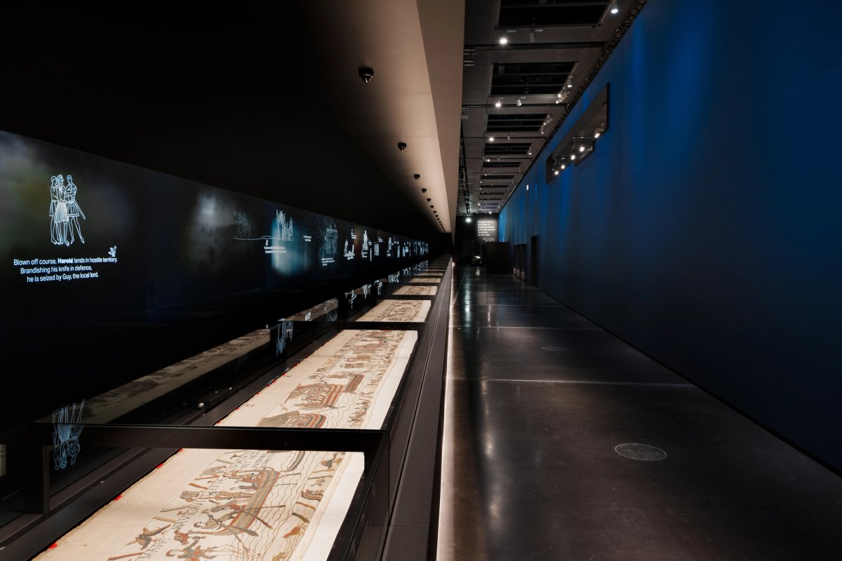 The Bayeux Tapestry exhibition at the British Museum in London opened on 10 September and runs through 11 July 2027 © The Trustees of the British Museum