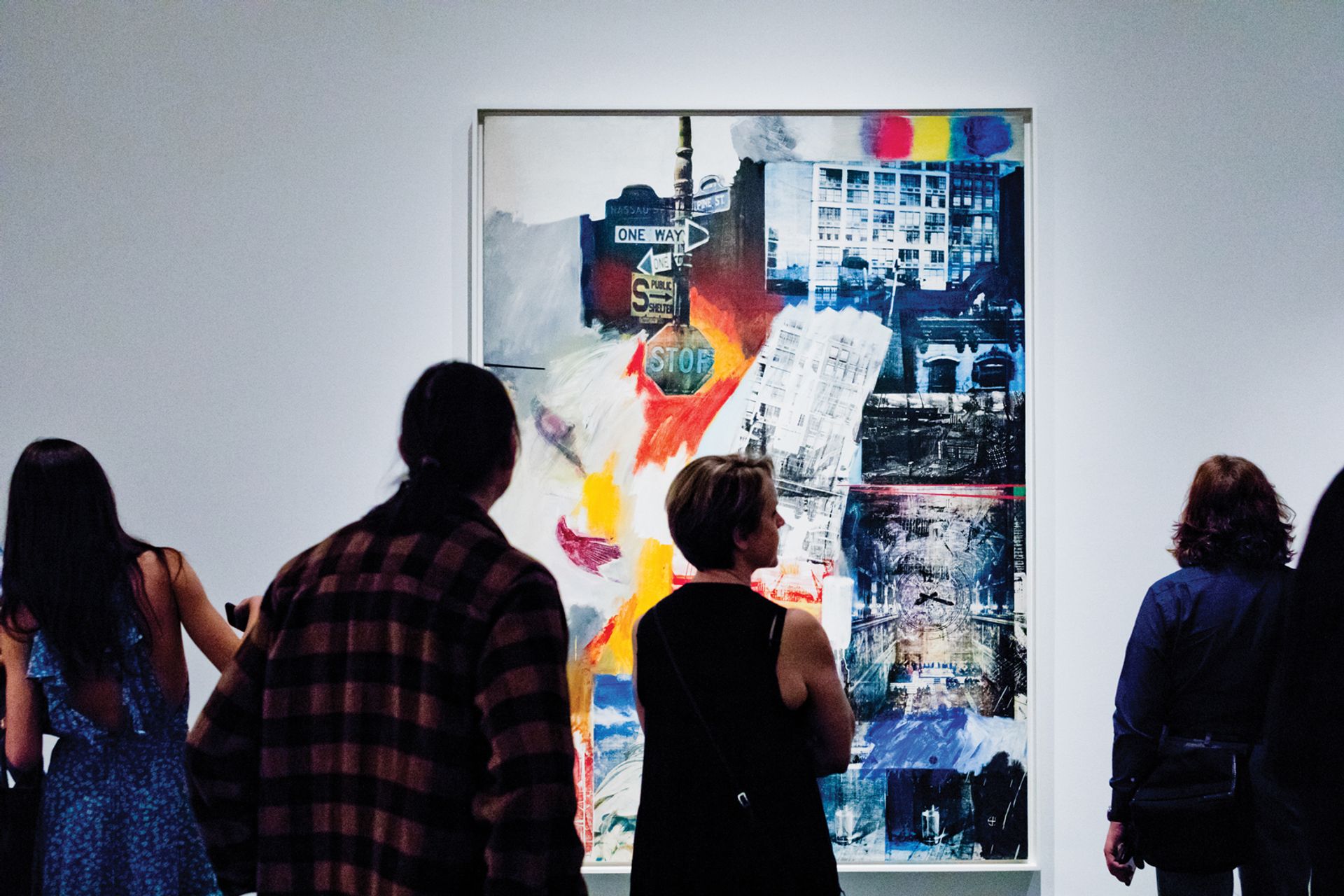 Robert Rauschenberg: Among Friends at The Museum of Modern Art was the most popular exhibition in New York in 2017 Photo: Carly Gaebe courtesy The Museum of Modern Art, New York