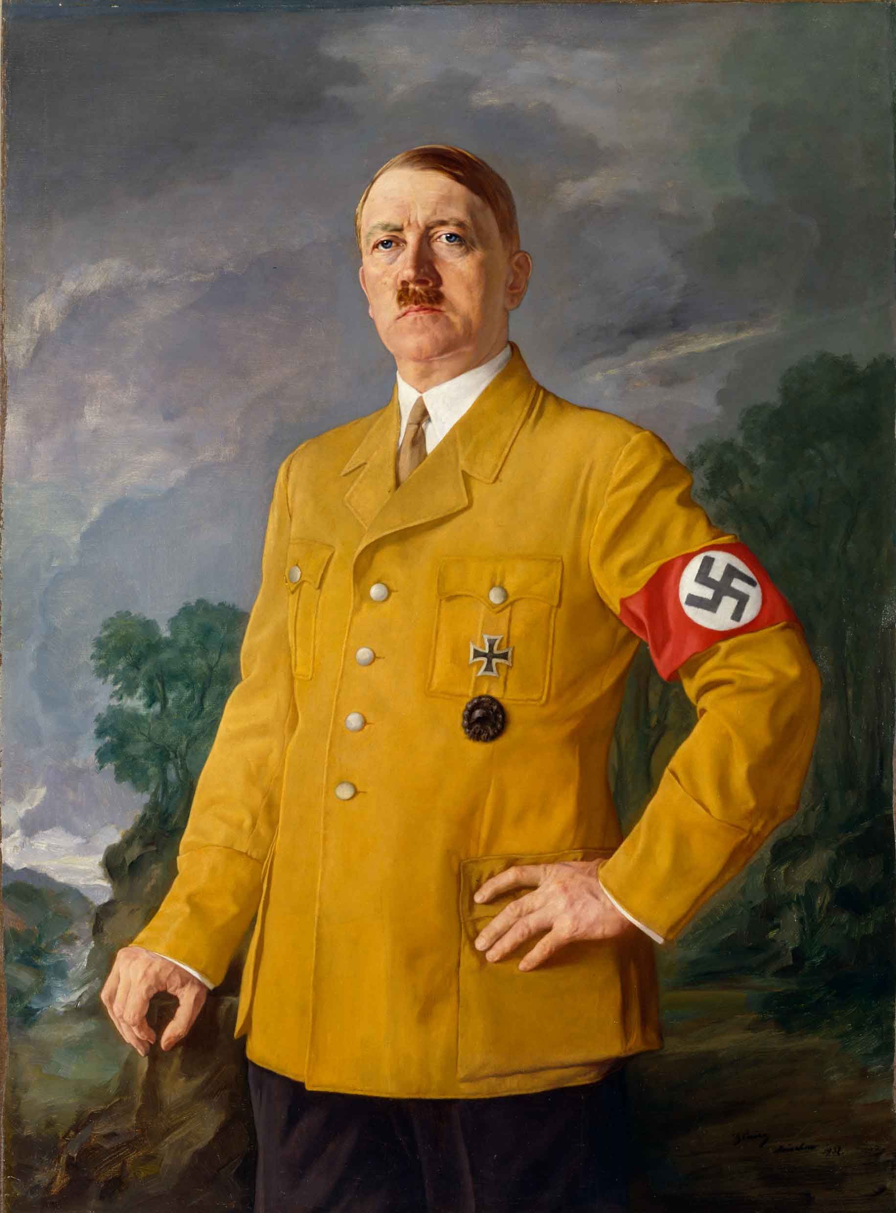 The Nazis entitled the portrait Adolf Hitler, Creator of the Third Reich and Renewer of German Art, but today it is known as Der Führer (The Leader)

Collection of the Imperial War Museum