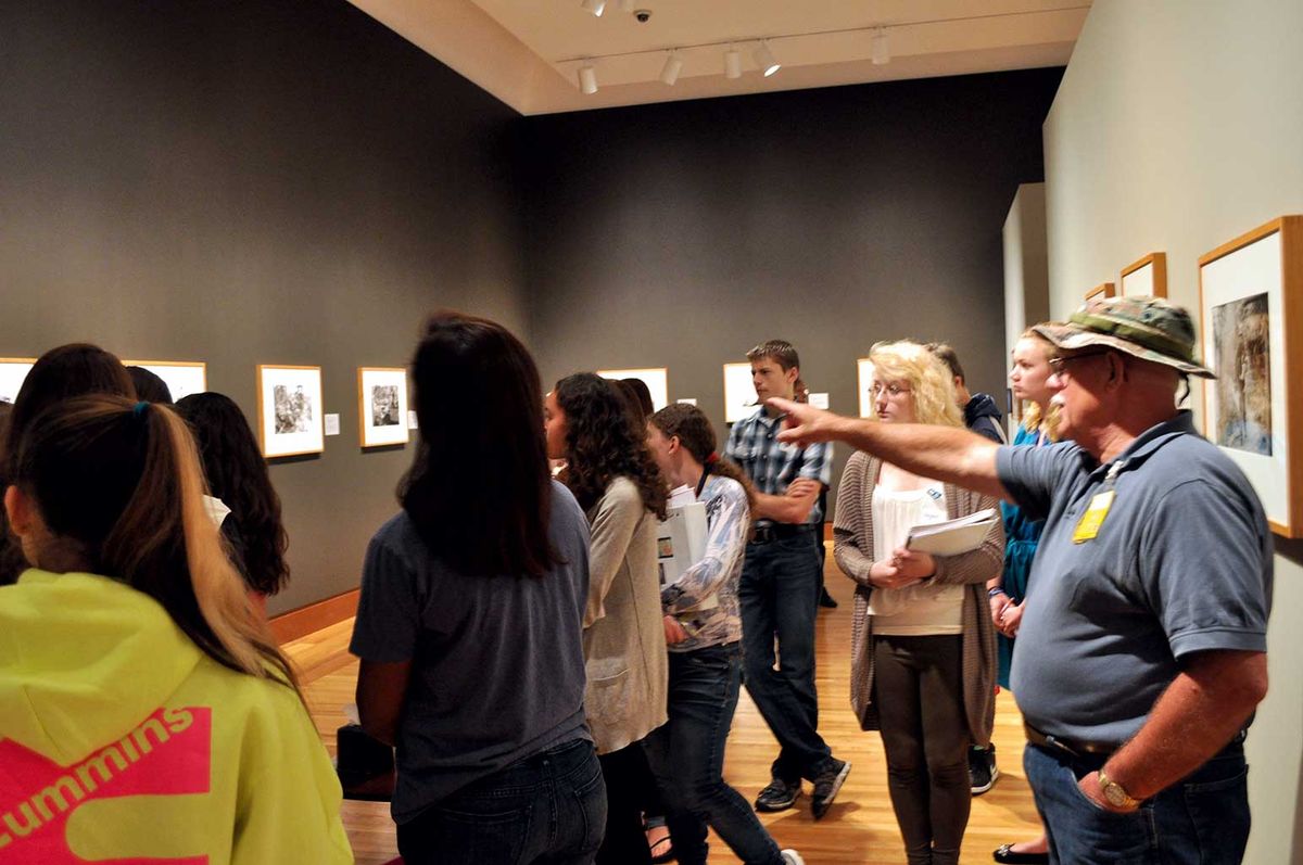 The Currier Museum of Art consulted veterans for its 2013 exhibition Visual Dispatches from the Vietnam War, where they also acted as tour guides. This project was a catalyst for the ongoing Art for Vets programme
Photo: courtesy Currier Museum of Art, Manchester, New Hampshire