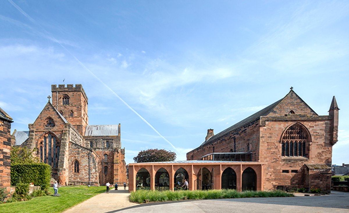 The Grade I listed Fratry in Carlisle is now connected to the main building of the Carlisle Cathedral