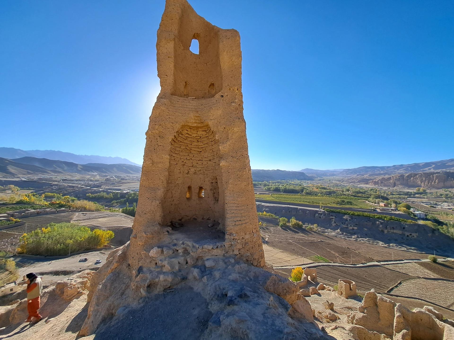 The sixth to tenth-century fortified citadel Shahr-e Gholghola is one of the eight sites registered by Unesco in Bamiyan, and is desperate need of conservation, according to Taliban officials Photo: Sarvy Geranpayeh