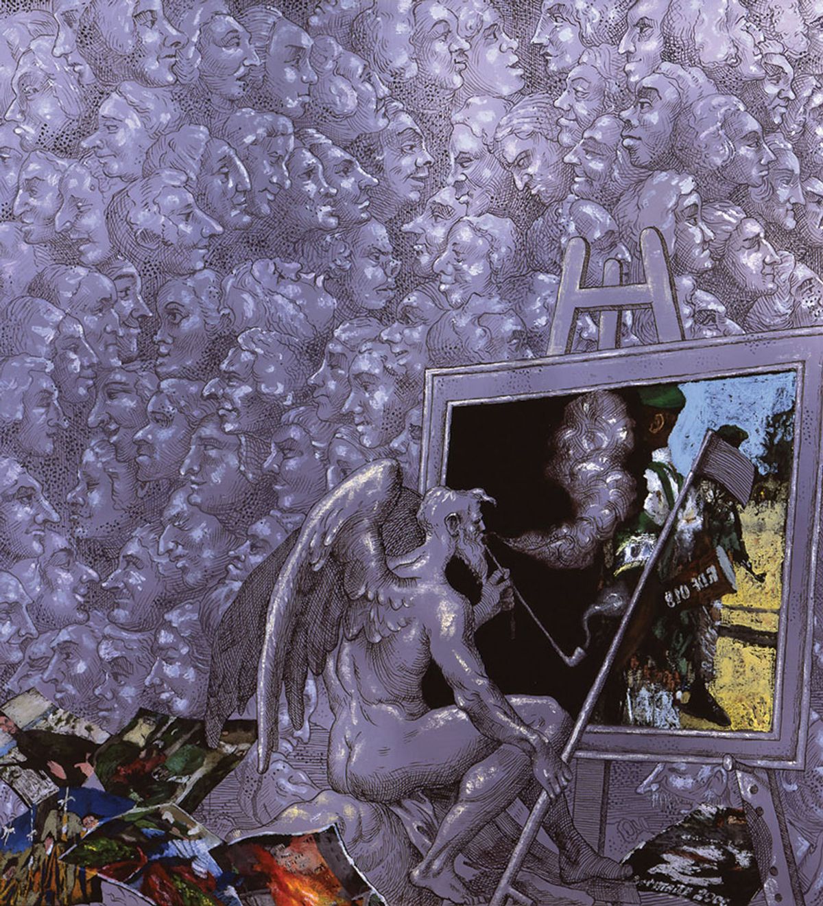 Jörg Immendorff, Untitled (2006) © The Estate of The Artist. Courtesy Michael Werner Gallery; New York; London; and Märkisch Wilmersdorf