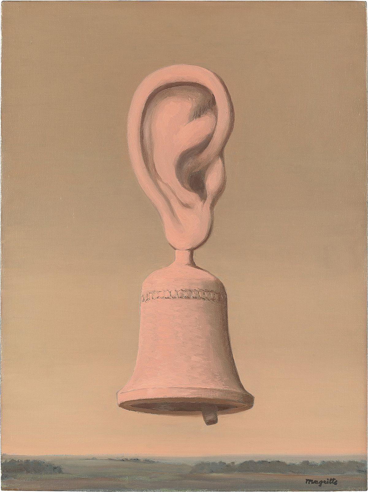 Magritte's La Leçon de Musique (The Music Lesson), around 1965
Courtesy of Sotheby's