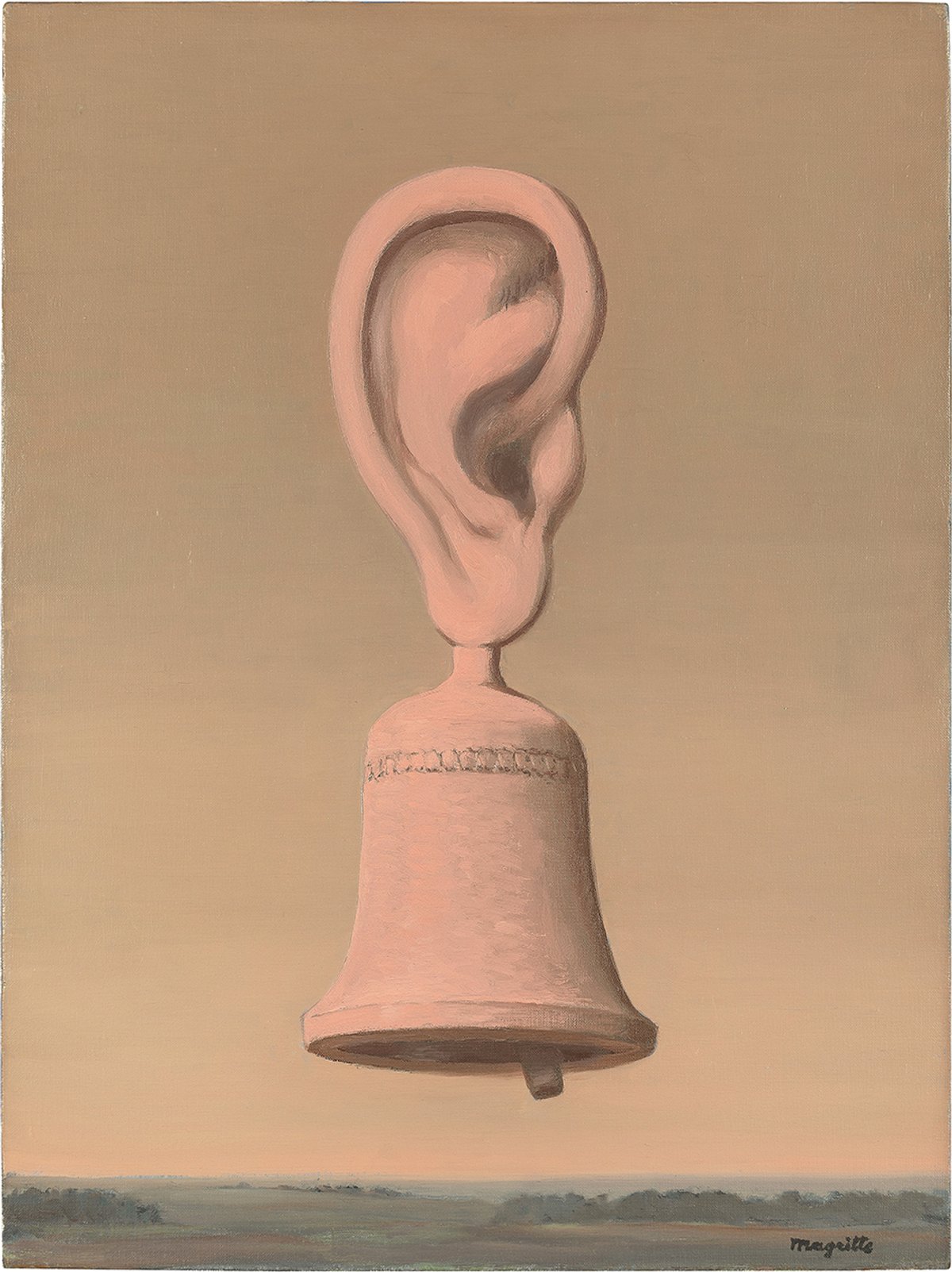 Magritte's La Leçon de Musique (The Music Lesson), around 1965
Courtesy of Sotheby's