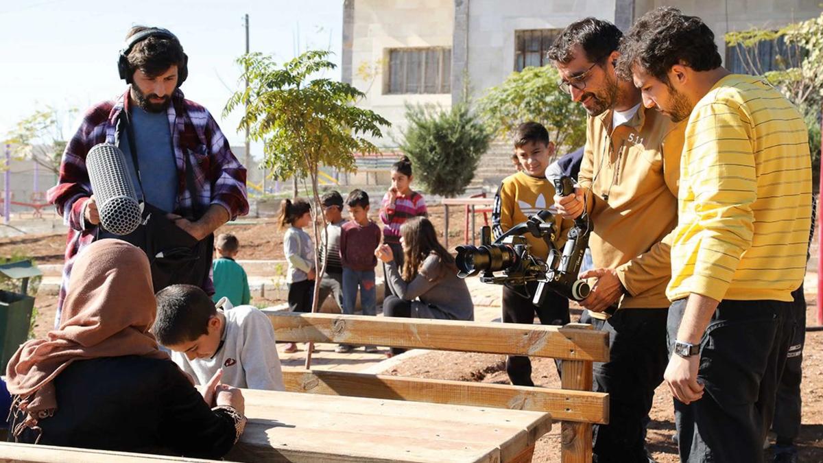 Eyes on the prize: Rojava FIlm Commune was awarded an Afield fellowship in 2020
Courtesy Afield