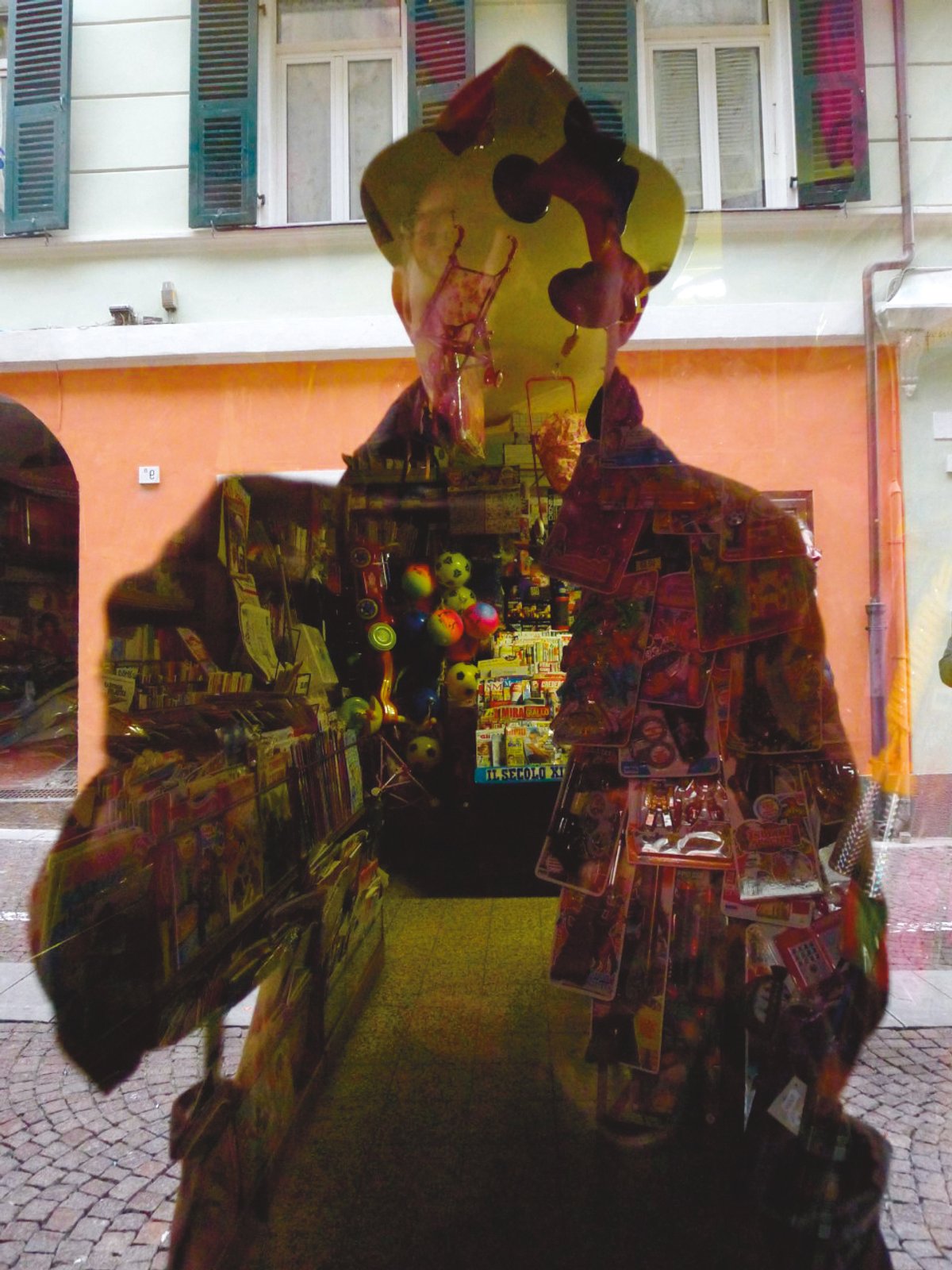 A self-portrait of Chaimowicz, who readily admits to being more comfortable with portraits of others © the artist