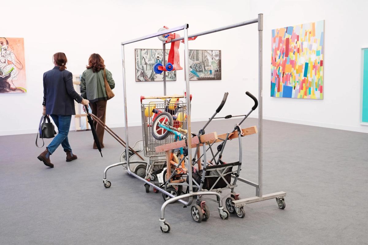 Despite Israel's expansion of its ground invasion of Lebanon on 8 October, Sfeir-Semler Gallery attended Frieze London
Courtesy Linda Nylind/Frieze