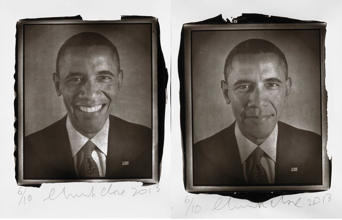 2013, Two Palms and Chuck Close