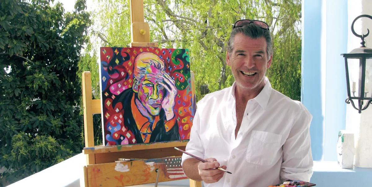 Pierce Brosnan and his art
Instagram