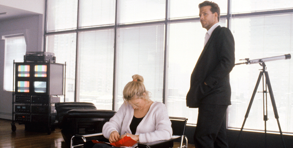 Scenes from the steamy 1986 film 9 1/2 Weeks, starring Kim Basinger and Mickey Rourke, were filmed in Donald Judd's Spring Street studio in New York. © MGM/courtesy Everett Collection; Alamy Stock Photo © MGM/courtesy Everett Collection; Alamy Stock Photo