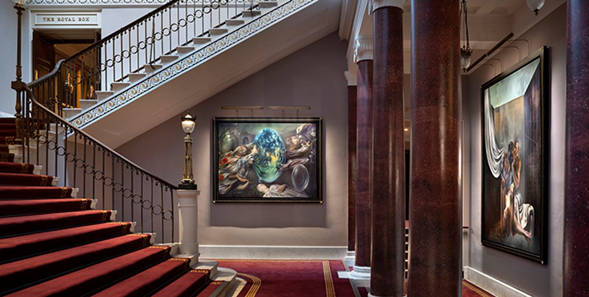 Maria Kreyn's works in the Theatre Royal Drury Lane (© photo by Philip Vile)